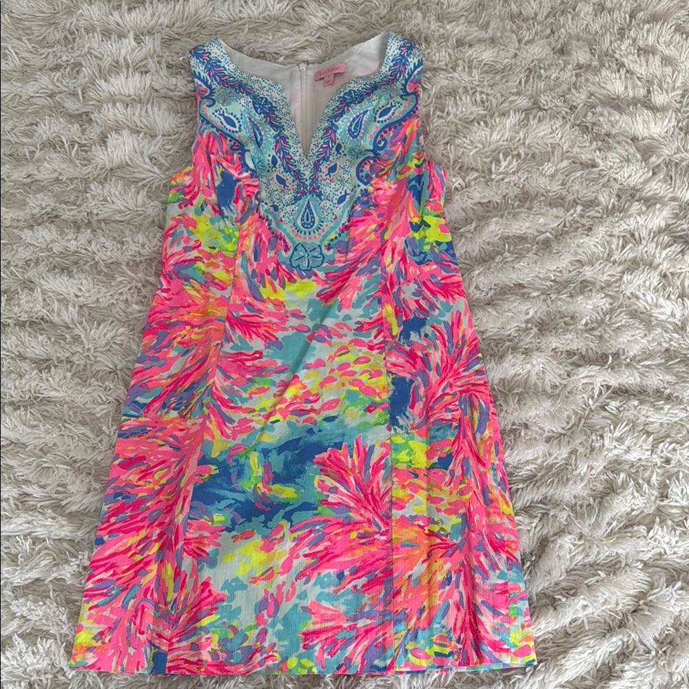 Lilly Pulitzer V Neck Dress